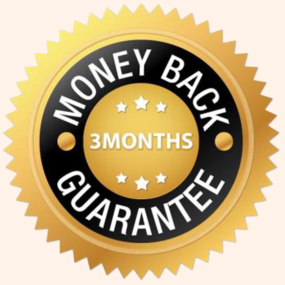 3 Month Money Back Guarantee